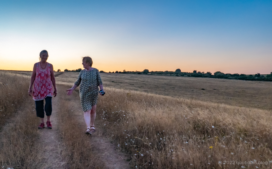 Friday August 12th (2022) twilight walking align=