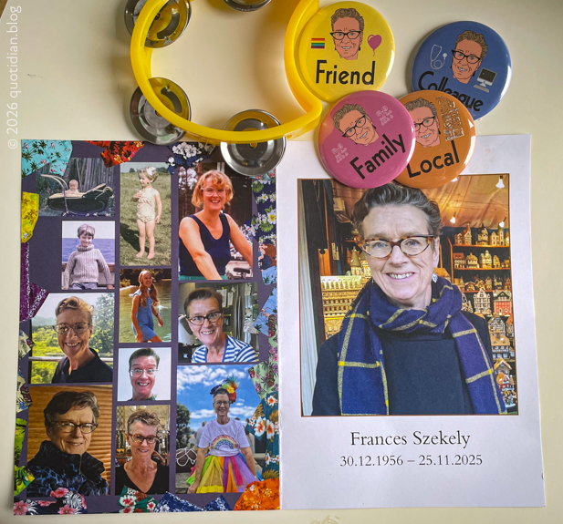 Thursday January 8th (2026) the party's over ...