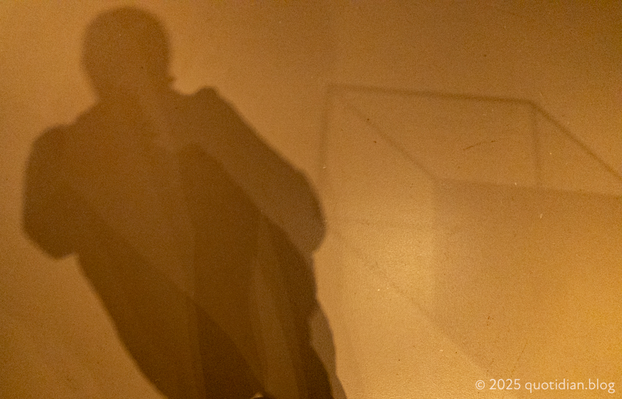 Wednesday June 25th (2025) life is but a walking shadow