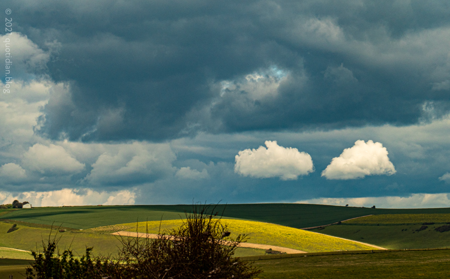 Thursday May 27th (2021) two little clouds align=