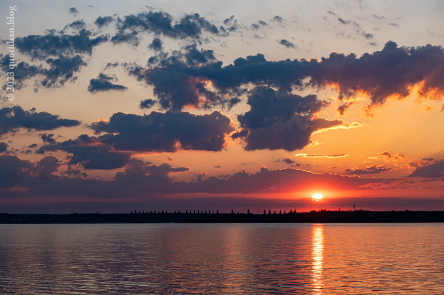 Saturday May 13th (2023) sonnenaufgang am see align=