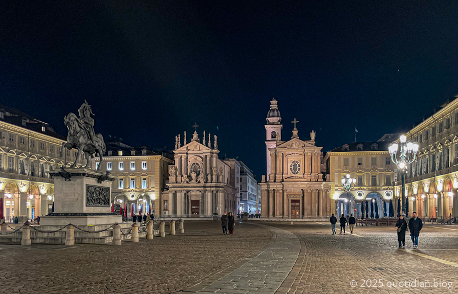 Wednesday March 19th (2025) piazza san carlo align=