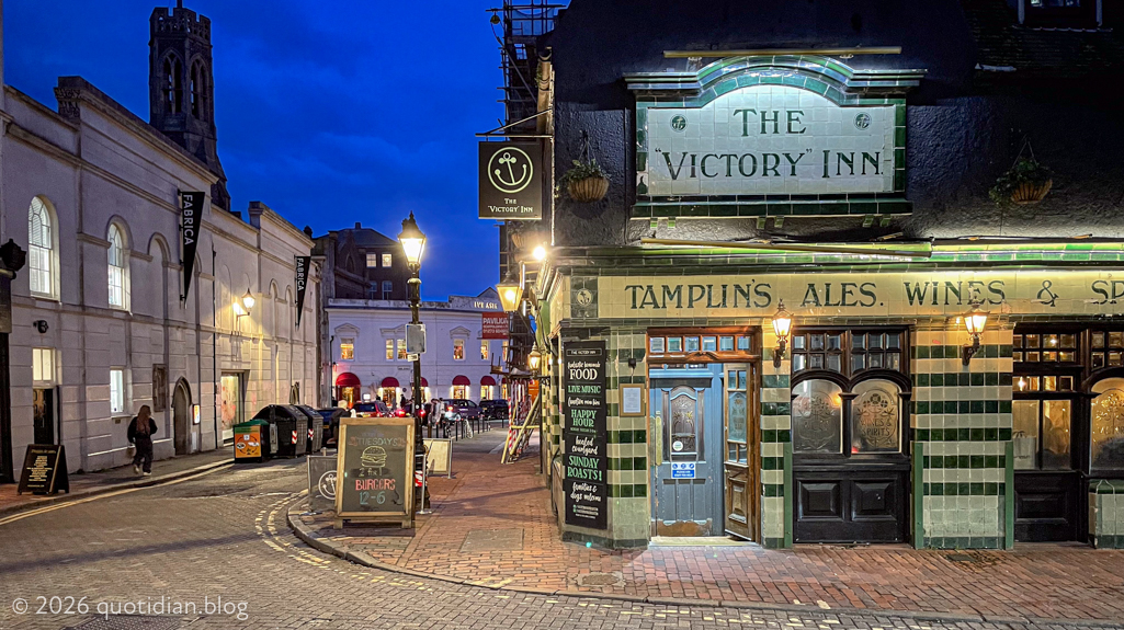 Thursday January 22nd (2026) edwardian pub branding