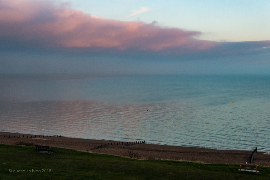 Monday February 12th (2018) pink sea align=