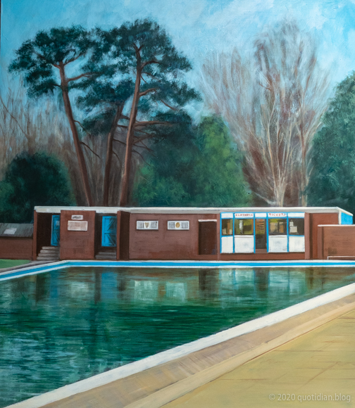 Saturday July 25th (2020) new pells pool painting align=