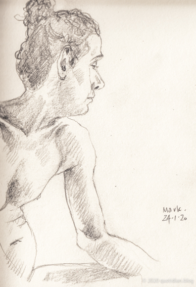 Friday January 24th (2020) life drawing align=