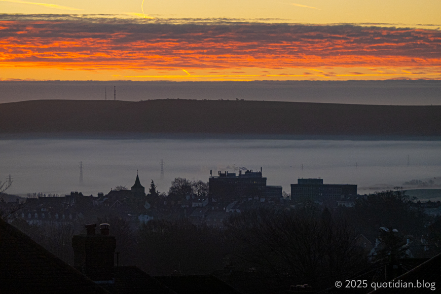 Saturday December 13th (2025) layered dawn