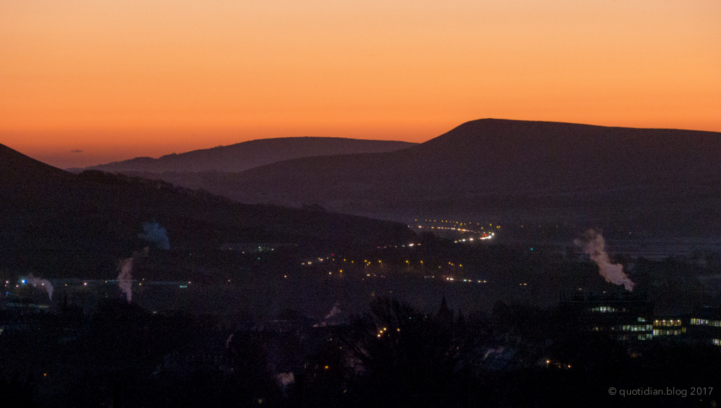 Monday January 2nd (2017) dawn over firle beacon align=