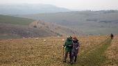 Mon 11th<br/>walking up to mount caburn