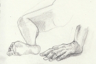 5 min foot and 5 min hand