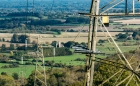 hamsey church and pylons