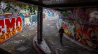 grafitti corridor